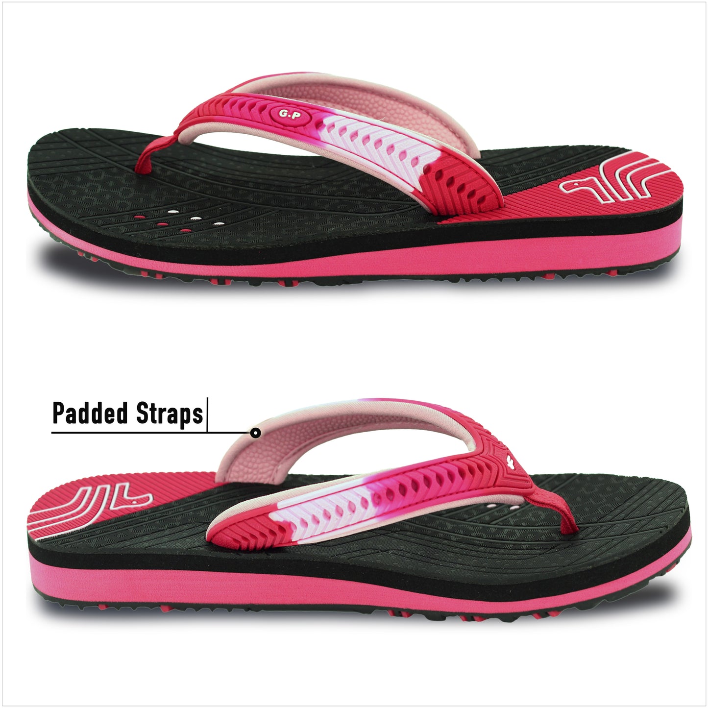 Classic Flip Flops: 9097 Fuchsia