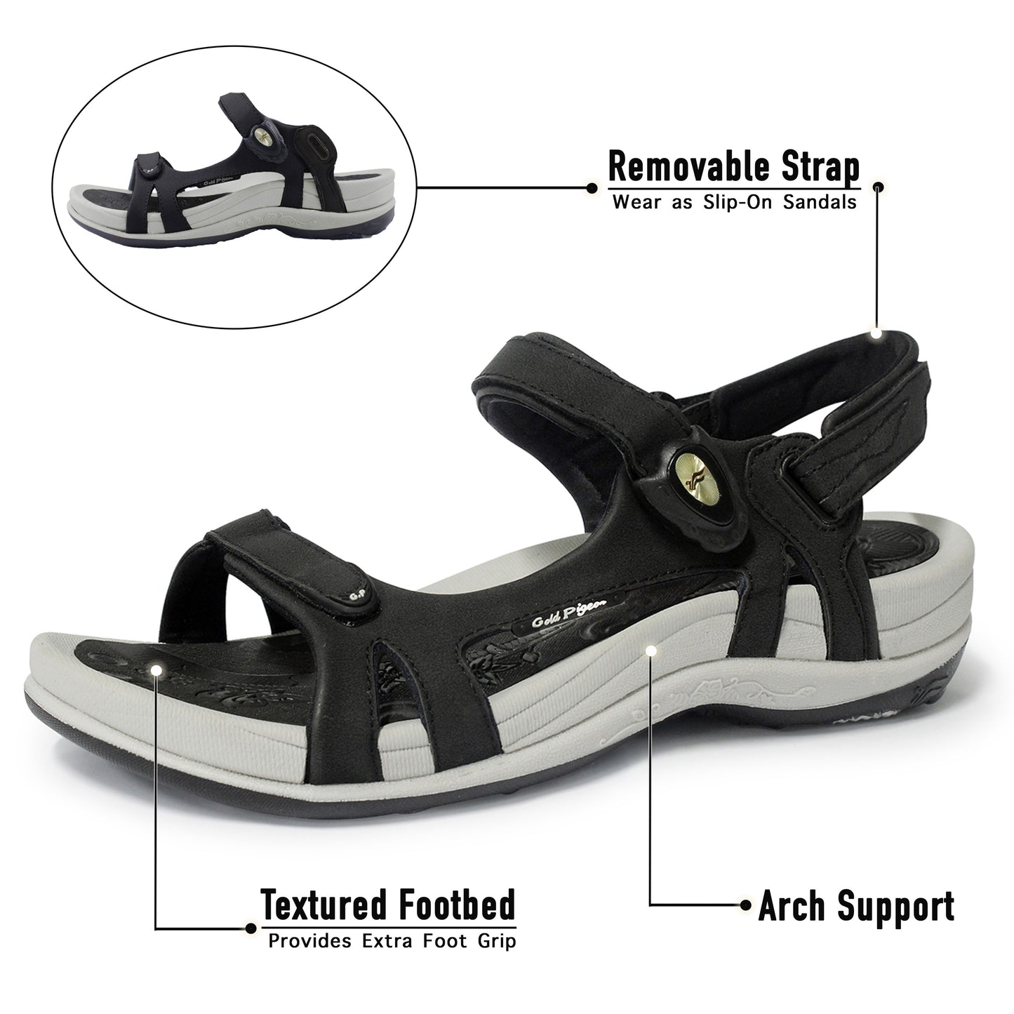 Women Signature: 9179 Black Grey