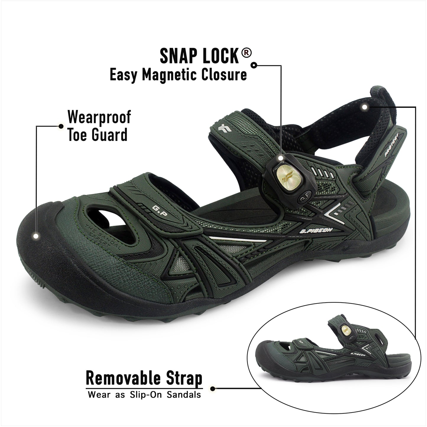 Toe Guard: 3842 Army Green