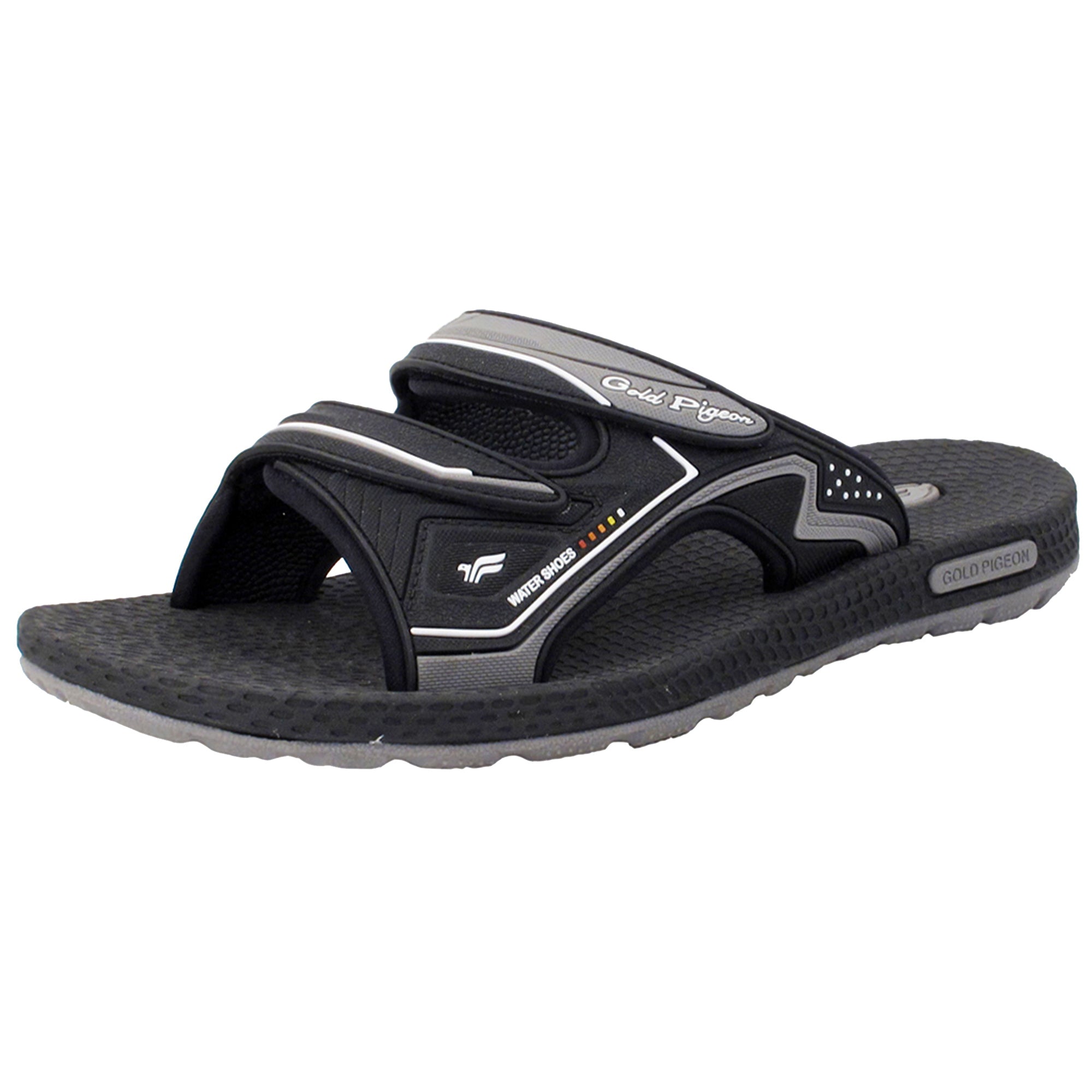 Gathering Yellow Purple Men's Slide Sandals