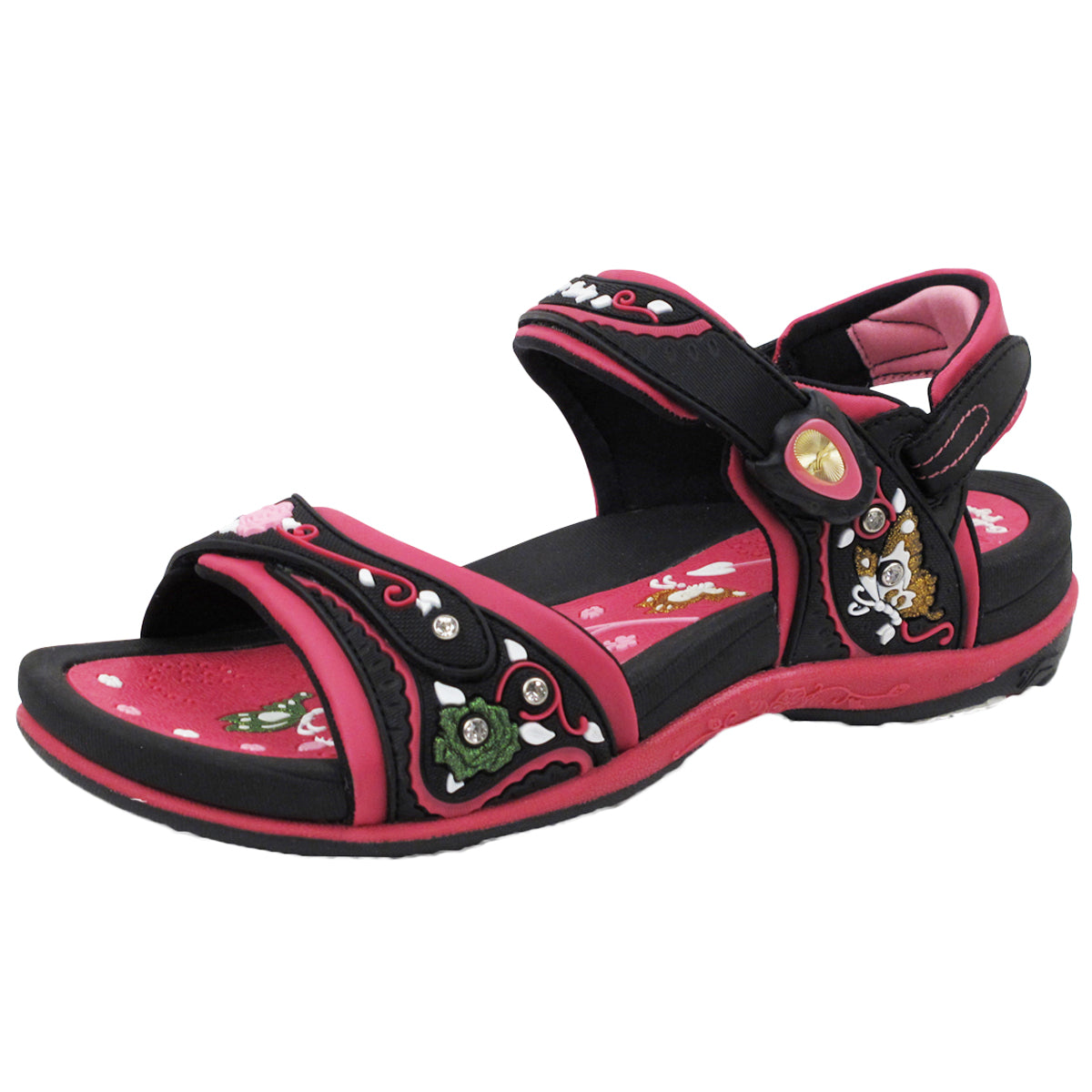 Women Signature: 5991 Fuchsia – Gold Pigeon Shoes